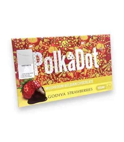 Buy Polkadot Belgian Mushroom  Chocolate Bars Online