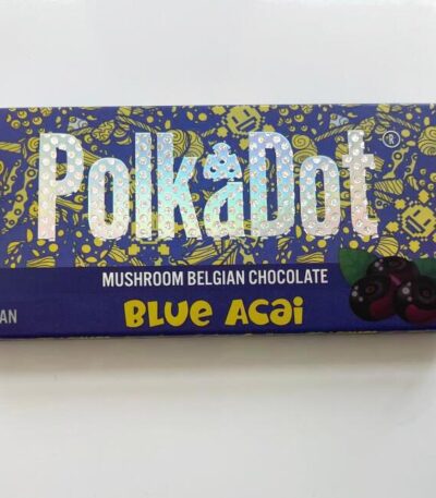 PolkaDot Blue Acai Chocolate Bar