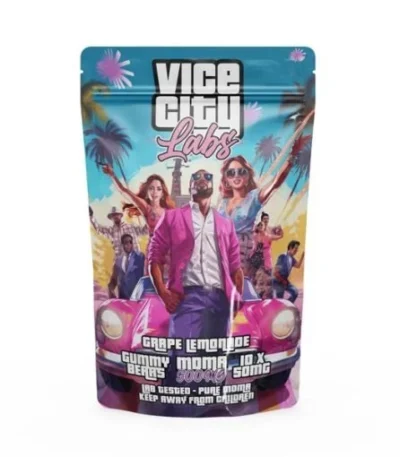 Vice City Labs – Grape MDMA Gummy Bears – 500MG