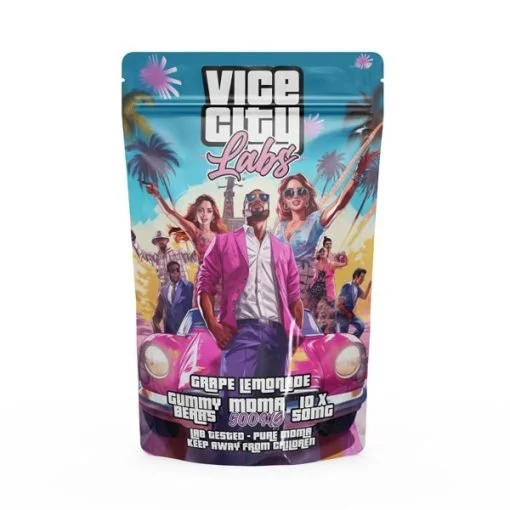 Vice City Labs – Grape MDMA Gummy Bears – 500MG Vice City Labs – Grape MDMA Gummy Bears – 500MG